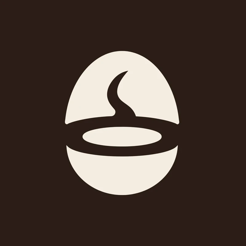 The NAMO symbol: a cup with rising steam that also reads as a coffee bean